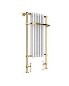 JTP Grosvenor 1130 x 553 Towel Rail Antique Brass
