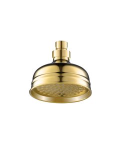 Grosvenor 200mm Round Shower Head Brass