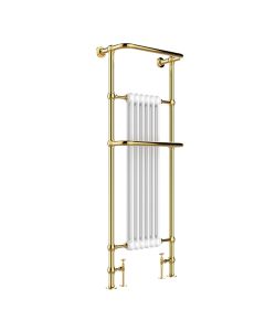 JTP Grosvenor 1500 x 574 Towel Rail Antique Brass