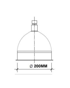 Grosvenor 200mm Round Shower Head Brass