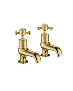 Grosvenor Cross Bath Taps Gold