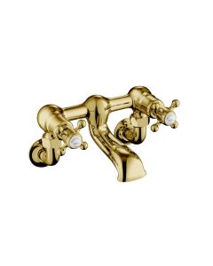 Grosvenor Cross Wall Bath Filler Gold