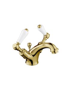 Grosvenor Lever Basin Mixer Gold
