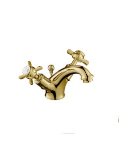 Grosvenor Pinch Basin Mixer Gold
