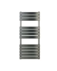 JTP Hix 1200 x 500 Straight Towel Rail Brushed Black