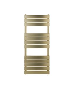 JTP Hix 1200 x 500 Straight Towel Rail Brushed Brass