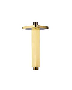 Hix Ceiling Mounted Shower Arm Brass