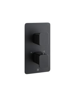 Hix Thermostatic Shower Valve Black