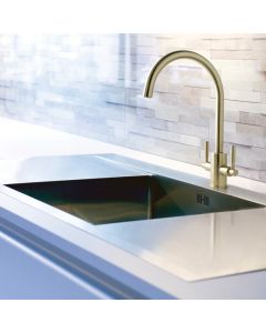Newbury Kitchen Sink Mixer Tap Brushed Brass