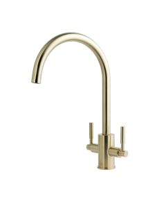 Newbury Kitchen Sink Mixer Tap Brushed Brass