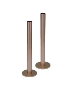 JTP Radiator Pipe and Flanges Brushed Bronze