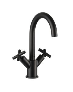 Solex Monobloc Basin Mixer Matt Black