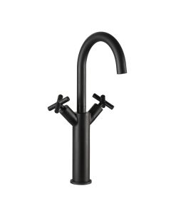 Solex Tall Monobloc Basin Mixer Matt Black