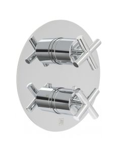 Solex Round 3-Way Shower Valve Chrome