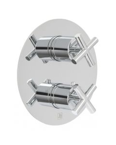 Solex Round 2-Way Shower Valve Chrome