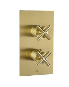 Solex 2 Way Thermostatic Shower Valve Brass