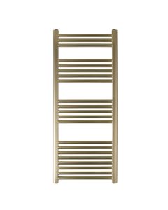 JTP VOS 1200 x 500 Straight Towel Rail Brushed Brass