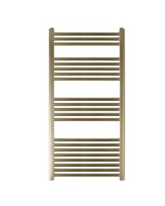 JTP VOS 1200 x 600 Straight Towel Rail Brushed Brass
