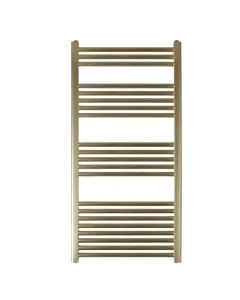 JTP VOS 1200 x 600 Straight Towel Rail Brushed Brass