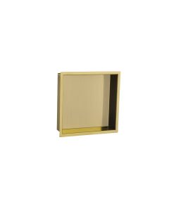 VOS Square Shower Niche Brushed Brass