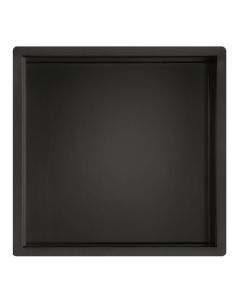 VOS Square Shower Niche Matt Black