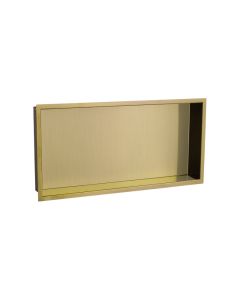 VOS Rectangular Shower Niche Brushed Brass