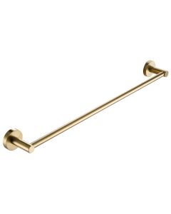 VOS 600mm Towel Rail Brushed Brass