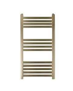 JTP VOS 800 x 400 Straight Towel Rail Brushed Brass