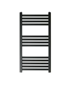 JTP VOS 800 x 400 Straight Towel Rail Matt Black