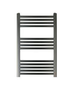 JTP VOS 800 x 500 Straight Towel Rail Brushed Black