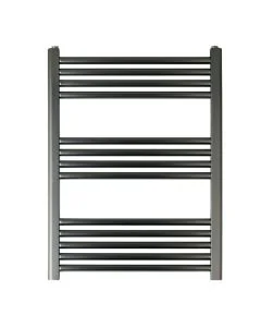 JTP VOS 800 x 600 Straight Towel Rail Brushed Black