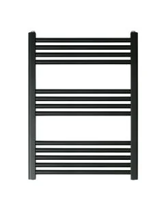 JTP VOS 800 x 600 Straight Towel Rail Matt Black