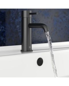 VOS Designer Handle Basin Mixer Matt Black