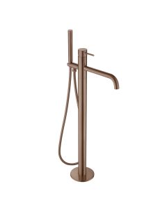 VOS Floor Standing Bath Shower Mixer Bronze