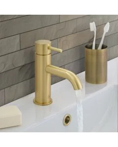 VOS Single Lever Basin Mixer Brass