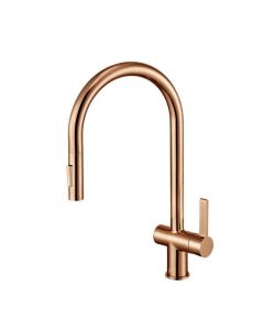 VOS Pull Out Sink Mixer Tap Rose Gold