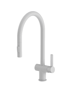 VOS Pull Out Sink Mixer Tap Matt White