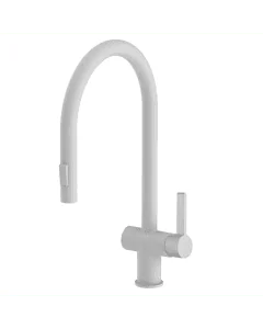 VOS Pull Out Sink Mixer Tap Matt White