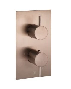 VOS Thermostatic Shower Valve Bronze