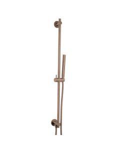 VOS Slide Rail Shower Kit Slim Handset Bronze