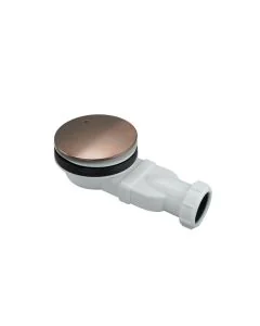 VOS Slim Shower Waste Brushed Bronze