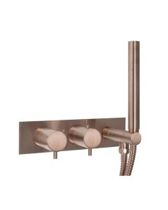 VOS 2 Way Shower Valve with Handset Bronze