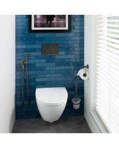 VOS Toilet Roll Holder Brushed Black