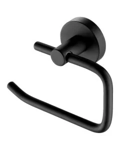 VOS Round Toilet Roll Holder Matt Black