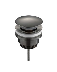 VOS Universal Basin Waste Brushed Black