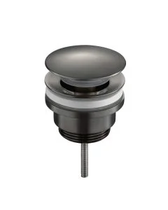 VOS Universal Basin Waste Brushed Black
