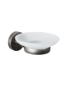 VOS Soap Dish Holder Brushed Black