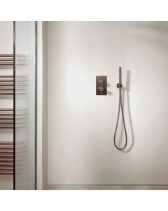 VOS Wall Outlet Slim Handset Shower Kit Bronze