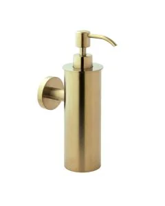 VOS Wall Mounted Soap Dispenser Brushed Brass