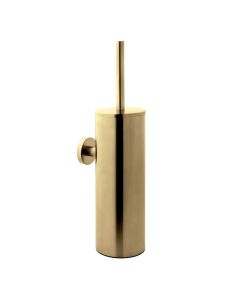 VOS Wall Mounted Toilet Brush Brushed Brass
